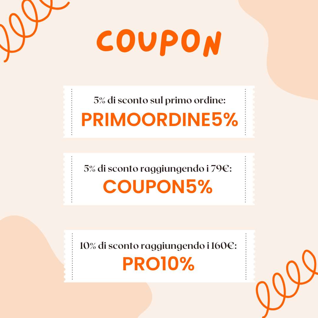 Benvenuto nella nostra sezione Coupon! 