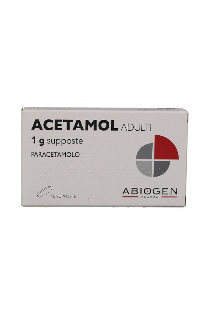 ACETAMOL*AD 10SUPP 1G - Farma Nice