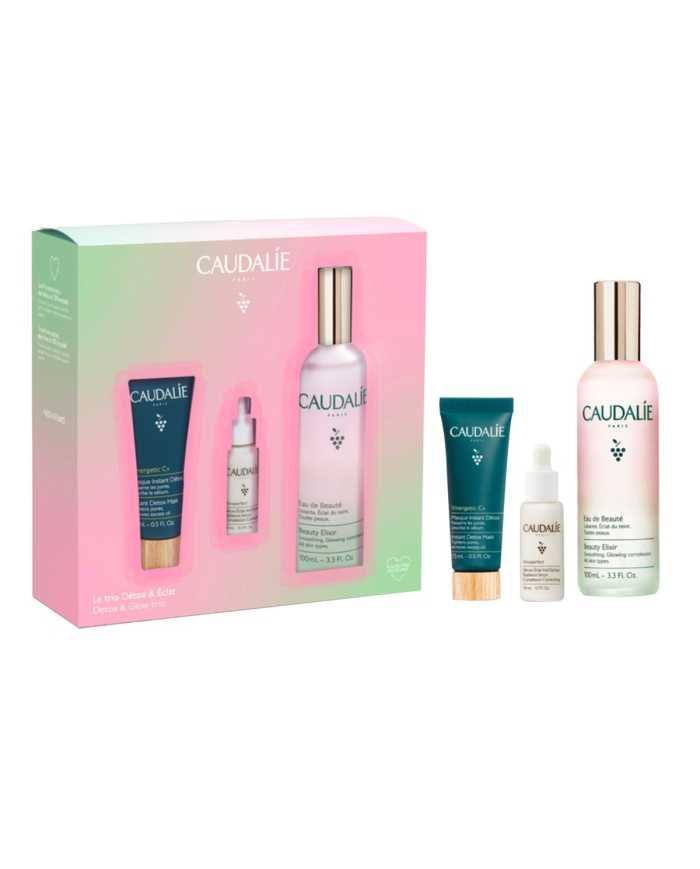 ACQUA DI BELLEZZA COFANETTO XMAS 2023 1 ACQUA DI BELLEZZA 100 ML + 1 VINOPERFECT SIERO 10 ML + 1 MASCHERA DETOX - Farma Nice