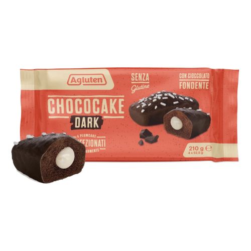 AGLUTEN CHOCOCAKE DARK 4 X 55 G - Farma Nice