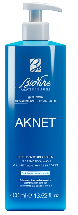 AKNET DETERGENTE VISO-CORPO 400 ML - Farma Nice