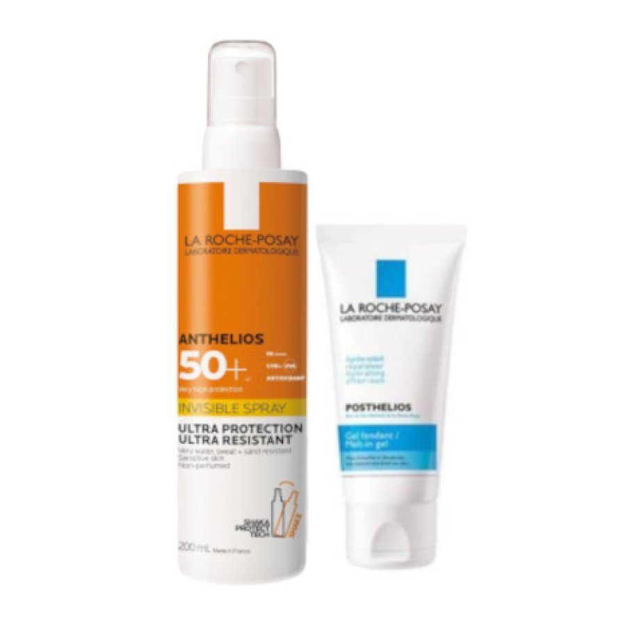 ANTHELIOS SPRAY AP SHAKA 50+ 200 ML + LATTE DOPOSOLE POST-UV EXPOSURE 75 ML - Farma Nice