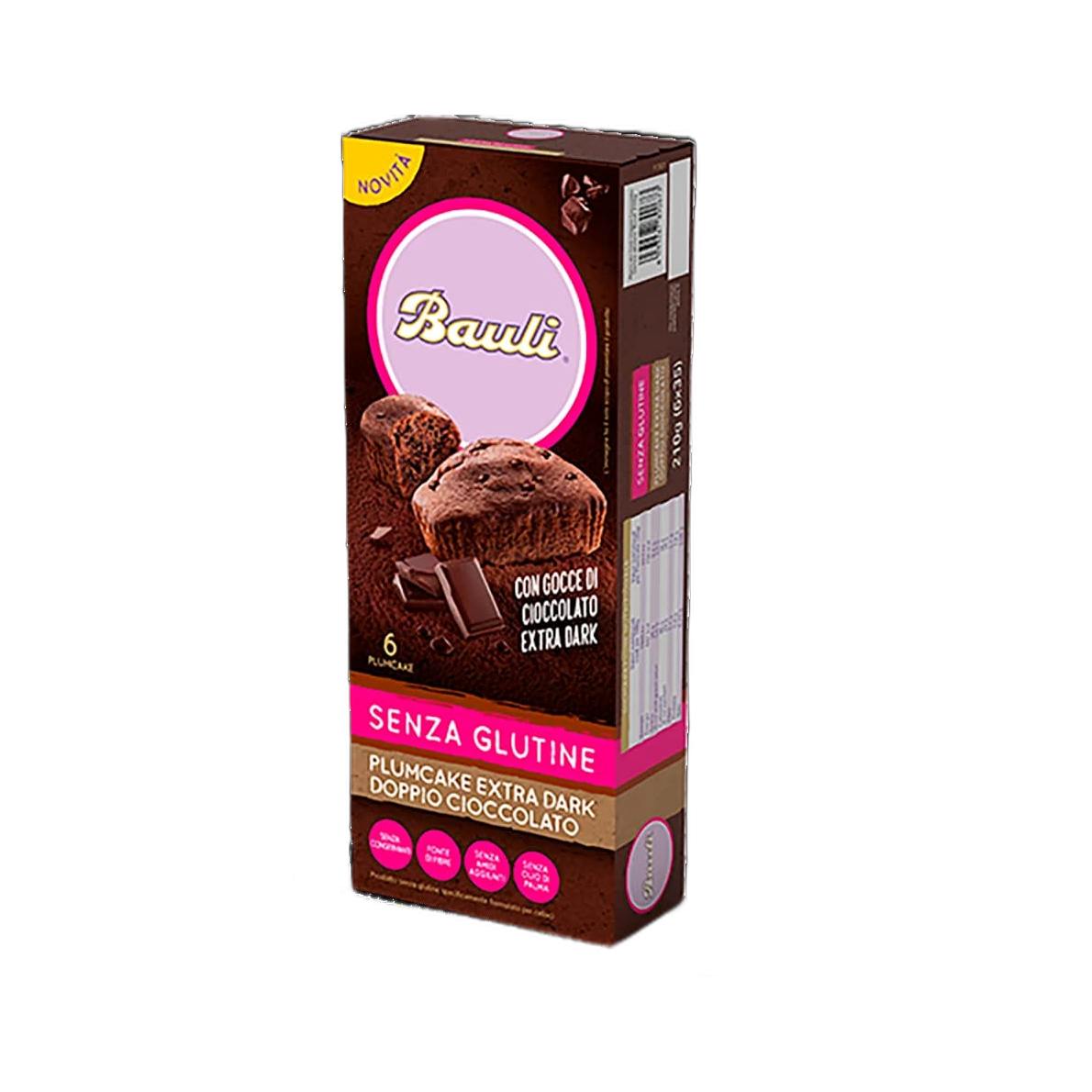 DORIA PLUMCAKE EXTRA DARK DOPPIO CIOCCOLATO 6 PEZZI DA 35 G - Farma Nice