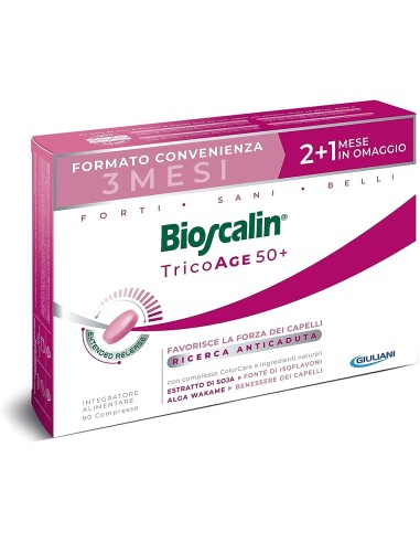 BIOSCALIN TRICOAGE NF 90 COMPRESSE - Farma Nice