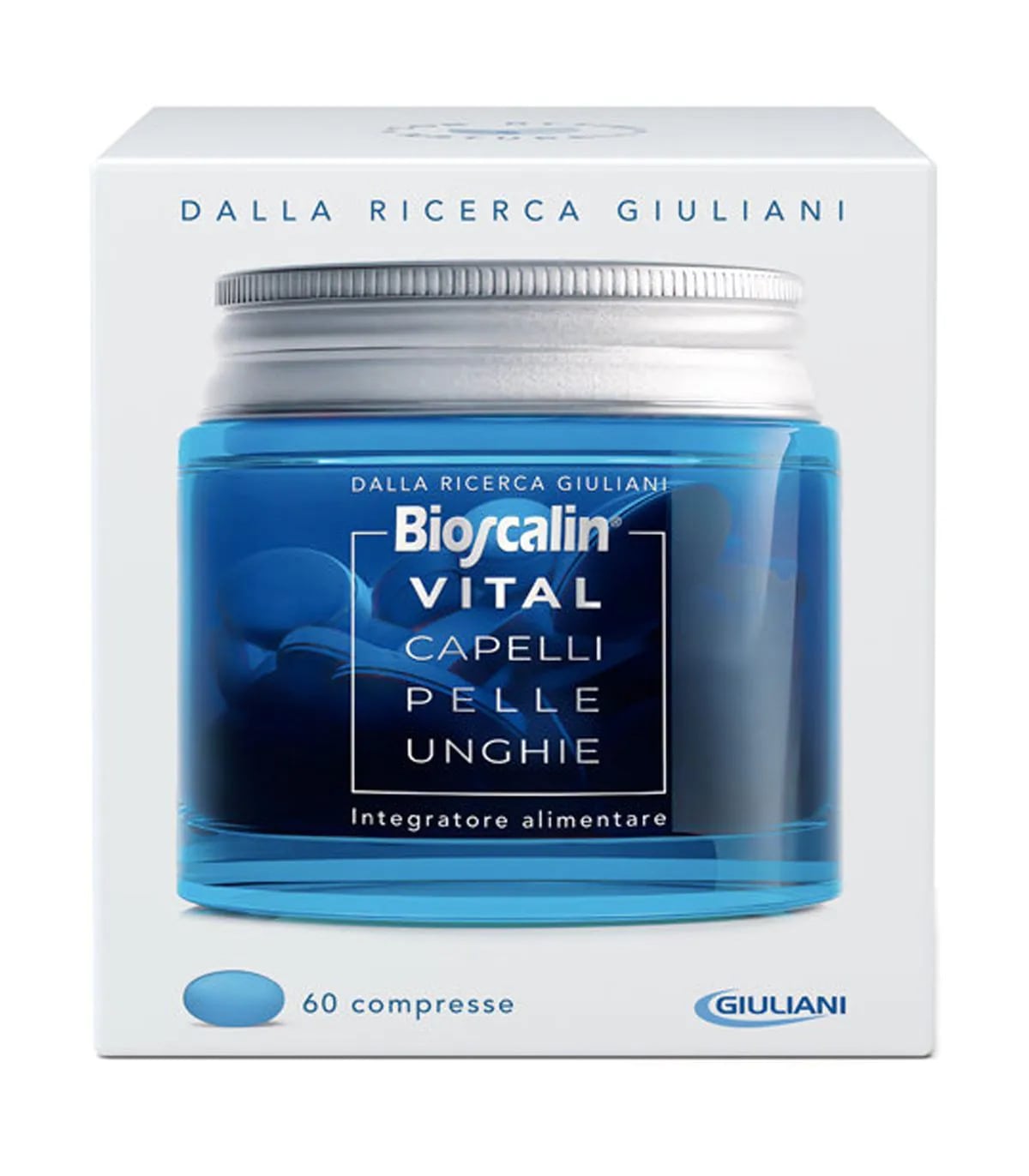 BIOSCALIN VITAL CAPELLI PELLE UNGHIE 60 COMPRESSE - Farma Nice