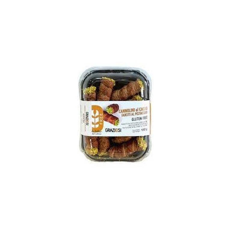 CANNOLI CACAO PISTACCHIO 150 G - Farma Nice