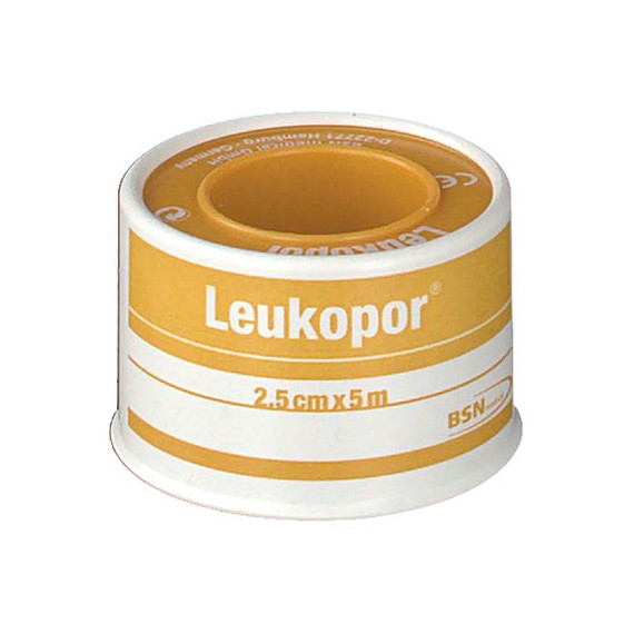 CEROTTO IN ROCCHETTO LEUKOPOR IPOALLERGENICO TESSUTO NON TESSUTO BIANCO 2,5X500 CM - Farma Nice