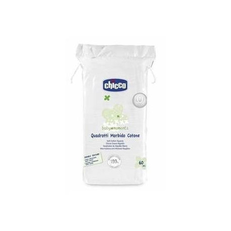 CHICCO BABY MOMENTS QUADROTTI 60 PEZZI - Farma Nice