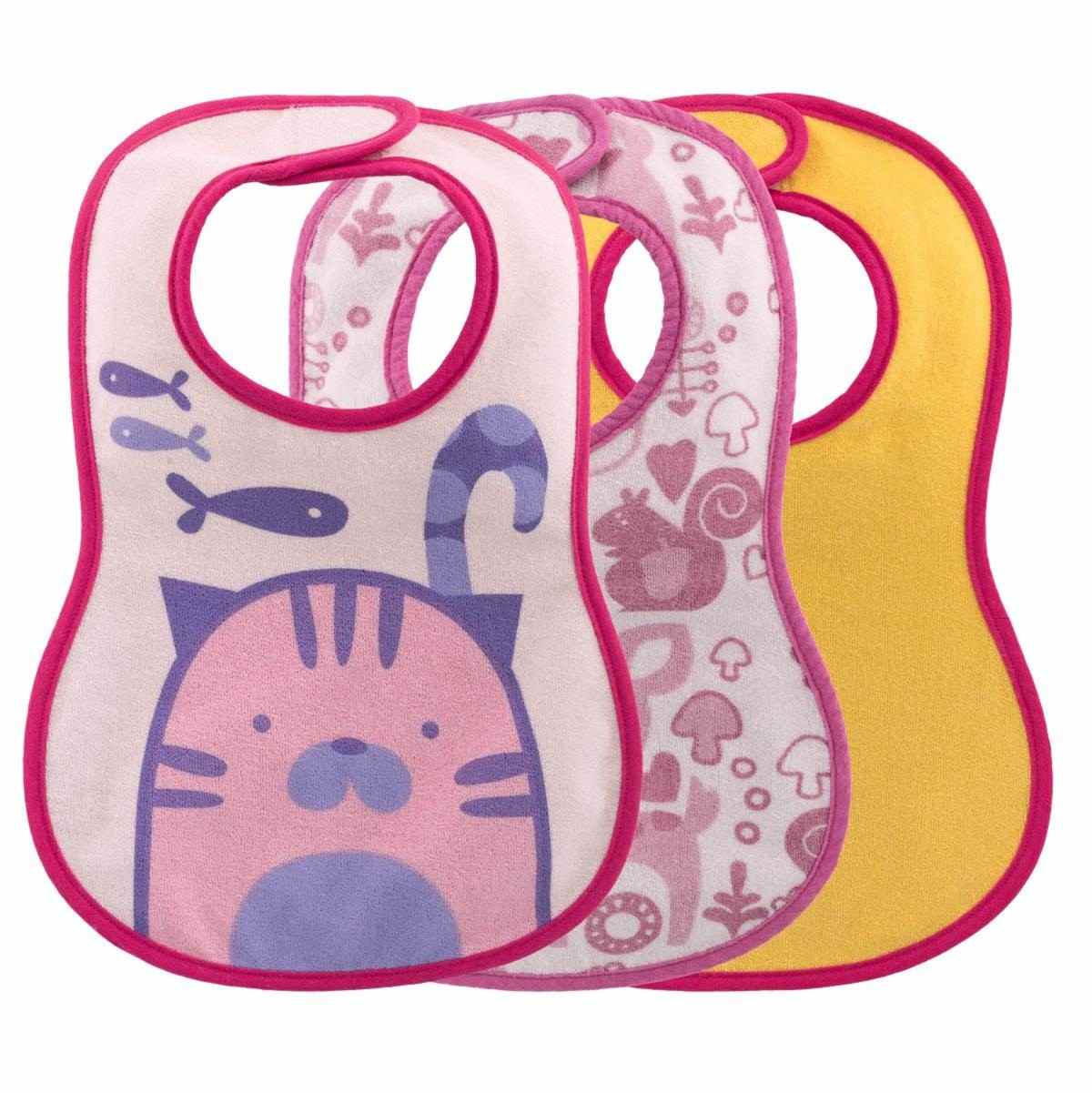 CHICCO BAVAGLINO PAPPA 6M 3 PEZZI GIRL - Farma Nice
