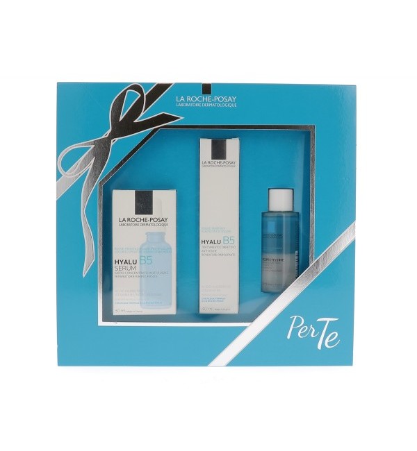 COFANETTO NATALE HYALU B5 XMAS19 1 HYALU B5 SIERO 30 ML + 1 HYALU B5 CREMA 40 ML + 1 MINI RESP EYE REMOVER 50 ML - Farma Nice