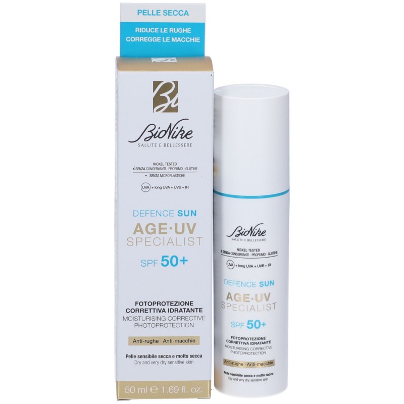 DEFENCE SUN AGE UV SPECIALIST 50+ FOTOPROTEZIONE CORRETTIVA MAT 50 ML - Farma Nice