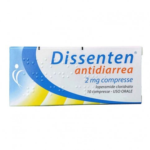 DISSENTEN ANTIDIARREA*10CPR2MG - Farma Nice