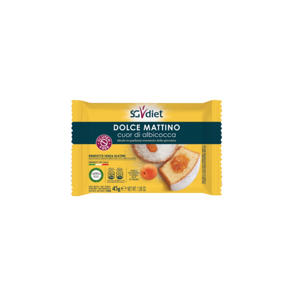 DOLCE MATTINO CUOR DI ALBICOCCA 45 G - Farma Nice