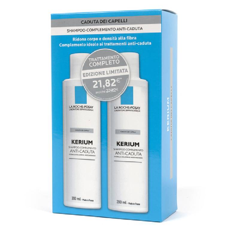 DUO PACK KERIUM ANTI-CHUTE SHAMPOO CAPELLI ANTI FORFORA GRASSA - Farma Nice