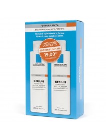 DUO PACK KERIUM ANTIPELL CS SHAMPOO CAPELLI ANTI FORFORA SECCA - Farma Nice