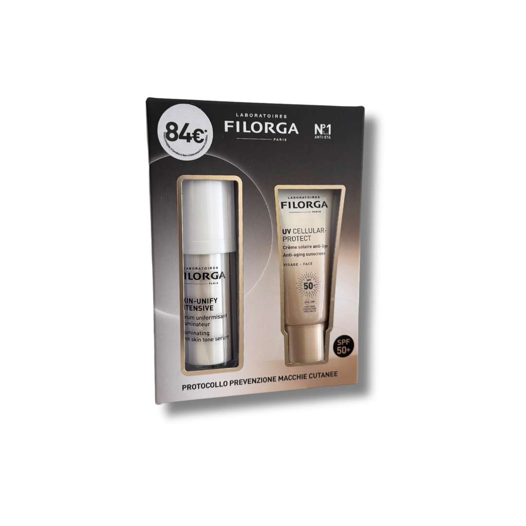FILORGA COFFRET SKIN UNIFY INTENSIVE 30 ML + UV CELLULAR PROTECTION SPF50+ 40 ML - Farma Nice