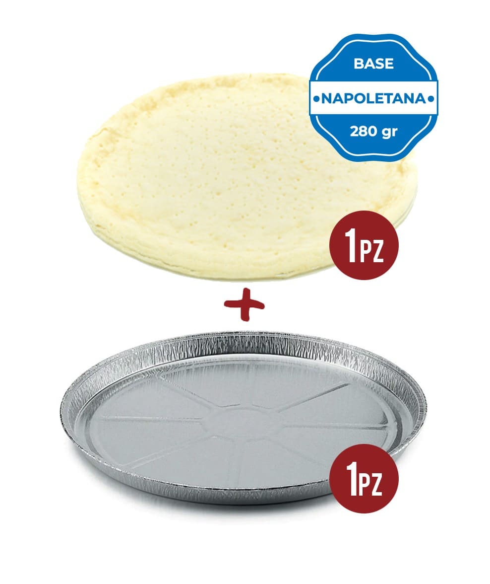 FORNERIA DEL SENZA GLUTINE BASE PIZZA NAPOLI 280 G - Farma Nice