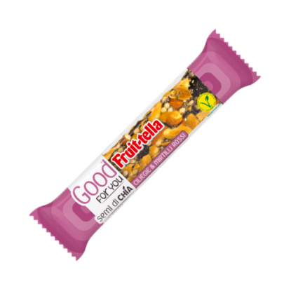 FRUITTELLA GFY BARRETTA CILIEGIE MIRTO ROSSO 36 G - Farma Nice