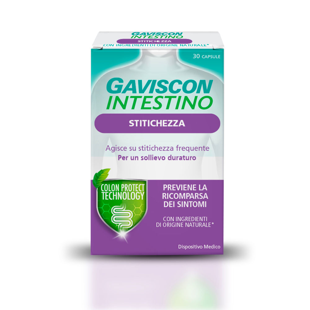 GAVISCON INTESTINO STITICHEZZA 30 CAPSULE - Farma Nice