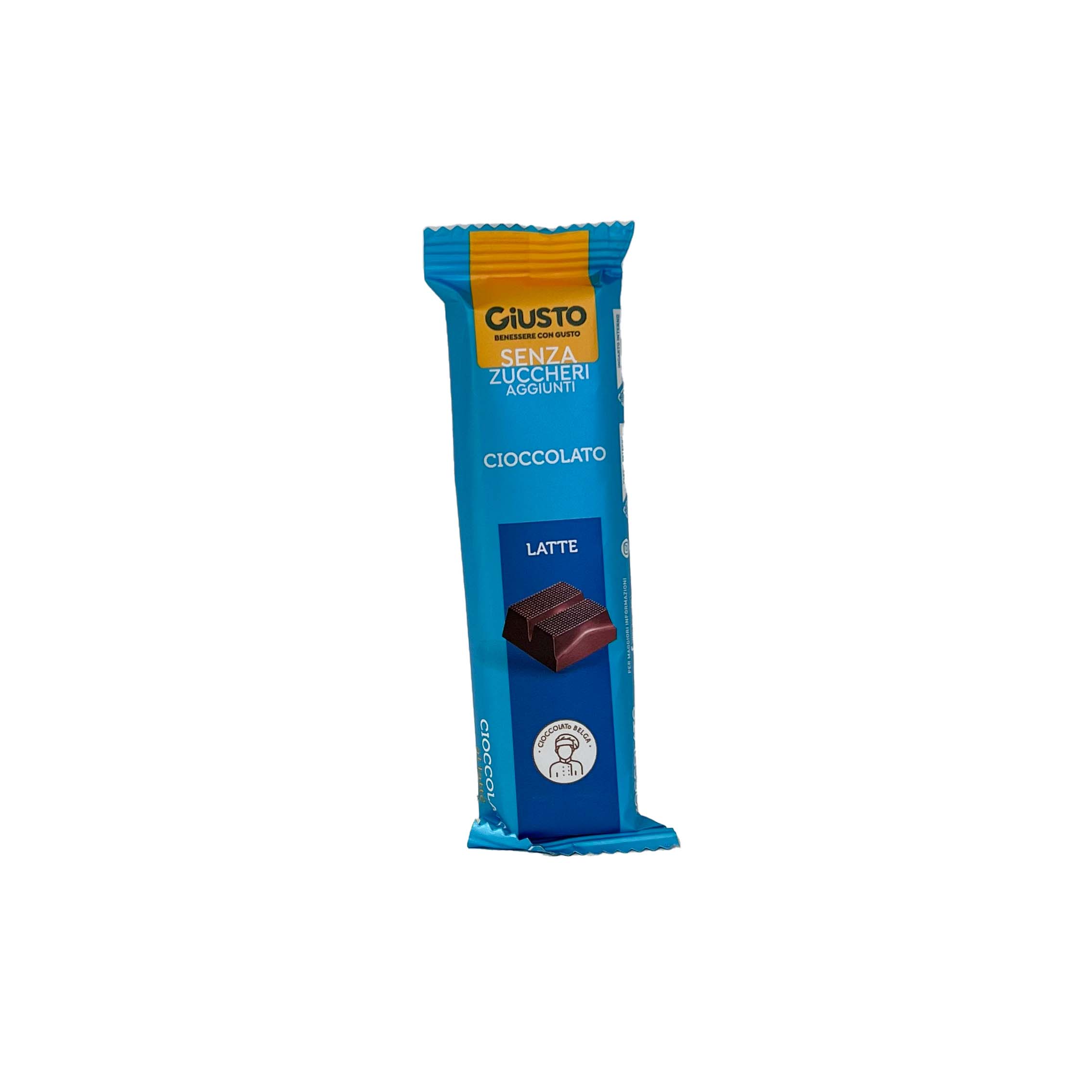 GIUSTO SENZA ZUCCHERO BARRETTA CIOCCOLATO LATTE 42 G - Farma Nice