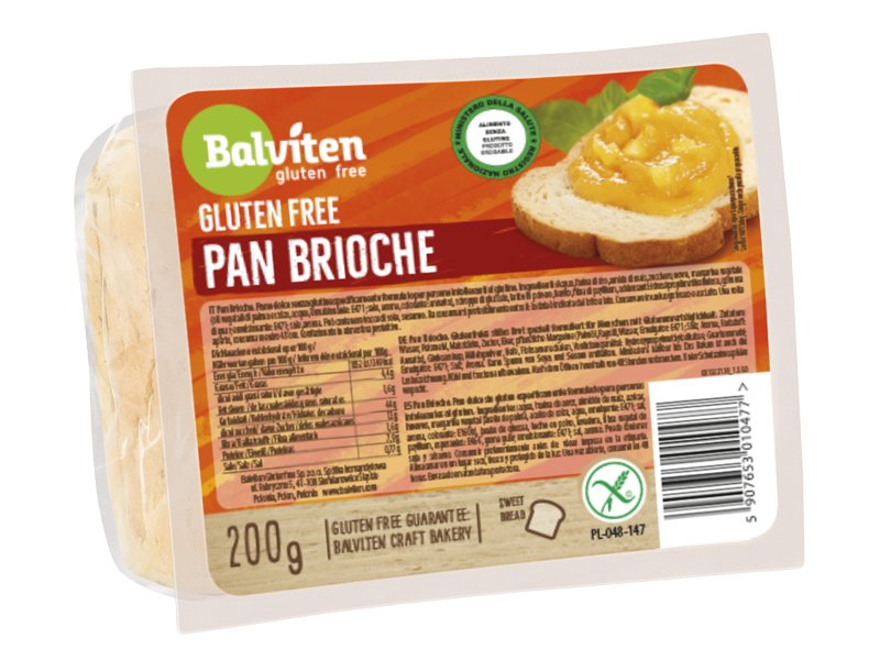 GLUTEN FREE PAN BRIOCHE 200 G - Farma Nice