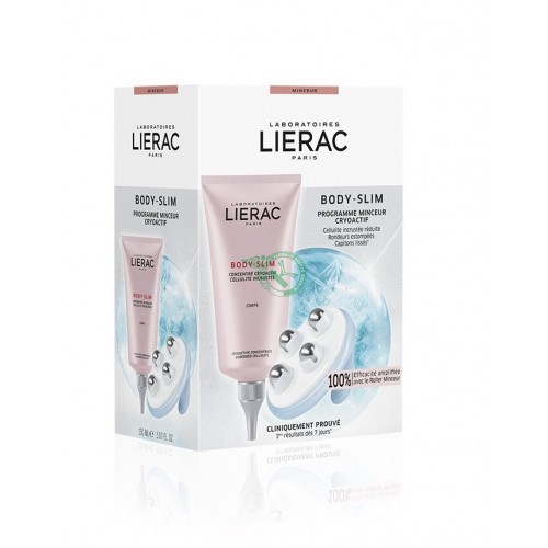LIERAC BODY SLIM CONCENTRATO CRIOATTIVO 150 ML + MASSAGGIATORE - Farma Nice