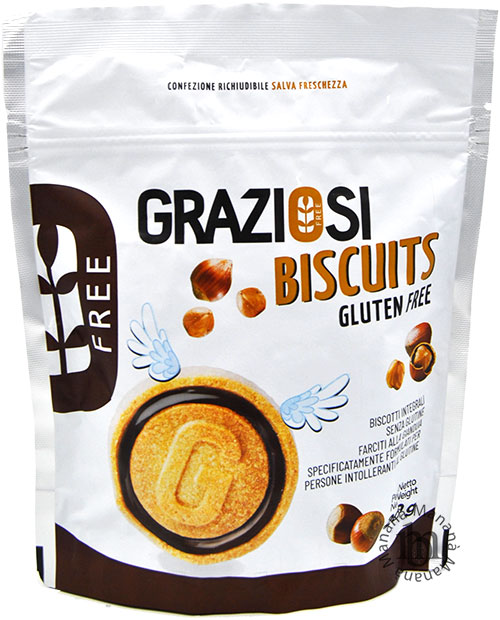 GRAZIOSI BISCUITS GLUTEN FREE 200 G - Farma Nice