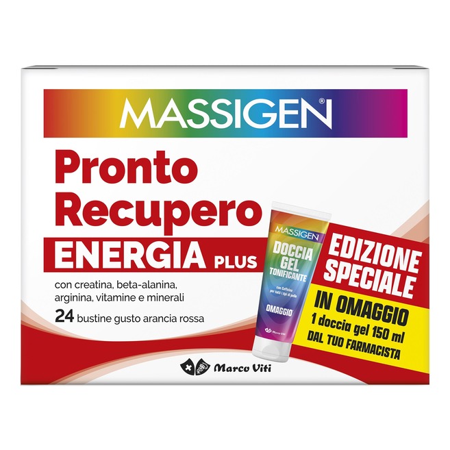 MASSIGEN PRONTO RECUPERO PLUS 24 BUSTINE EDIZIONE SPECIALE 2025 - Farma Nice