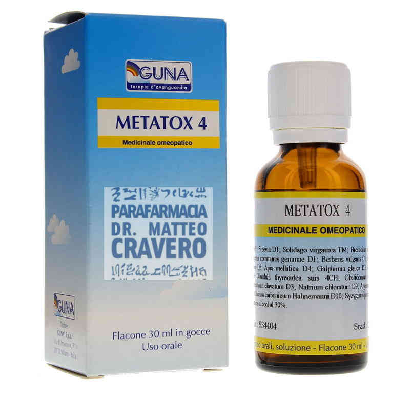 METATOX 4 30 ML GOCCE - Farma Nice