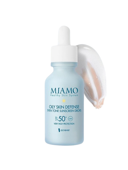 MIAMO ACNEVER OILY SKIN DEFENSE SUNSCREEN DROPS SPF 50+ 30 ML - Farma Nice