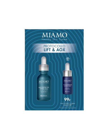 MIAMO COFANETTO 2025 FILL & AOX 1 RUGHE D'ESPRESSIONE MULTI PEPTIDE 30 ML + 1 GF5 10 ML - Farma Nice