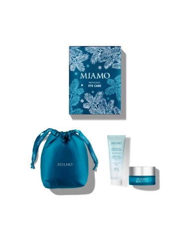 MIAMO COFANETTO PROTOCOLLO EYE CARE 1 CRYSTAL OIL PEPTIDE CLEANSER 50 ML + 1 SUPREME ANTI-FATIGUE EYE CREAM 15 ML - Farma Nice