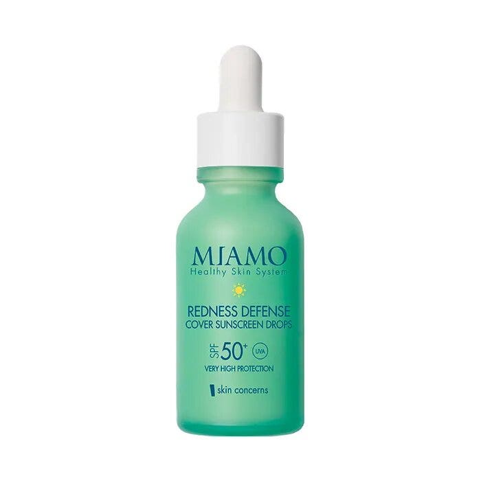 MIAMO SKIN CONCERNS REDNESS DEFENSE COVER SUNSCREEN DROPS 30 ML - Farma Nice