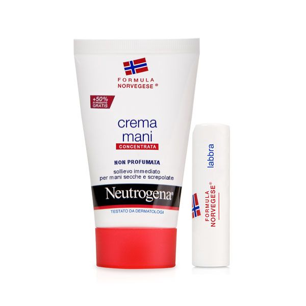 NEUTROGENA MANI NON PROFUMATO + LIPSTICK BUNDLE - Farma Nice