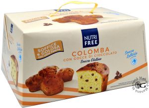 NUTRIFREE COLOMBA CON GOCCE DI CIOCCOLATO SENZA LATTOSIO 550 G - Farma Nice