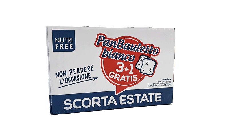 NUTRIFREE PANBAULETTO PROMO 3+1 4 CONFEZIONI 300 G - Farma Nice