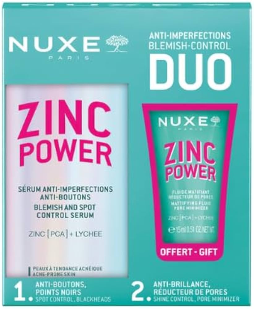 NUXE ZINC POWER SIERO 30 ML + FLUIDO 15 ML - Farma Nice