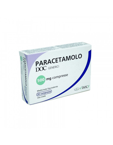 PARACETAMOLO DOC*20CPR 500MG - Farma Nice