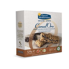 PIACERI MEDITERRANEI BARRETTA DI RISO CON MAIS E CIOCCOLATO 129 G - Farma Nice