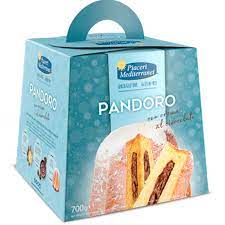 PIACERI MEDITERRANEI PANDORO CREMA AL CIOCCOLATO 700 G - Farma Nice