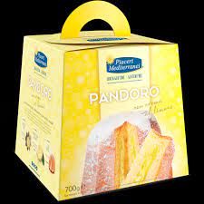 PIACERI MEDITERRANEI PANDORO CREMA AL LIMONE 700 G - Farma Nice