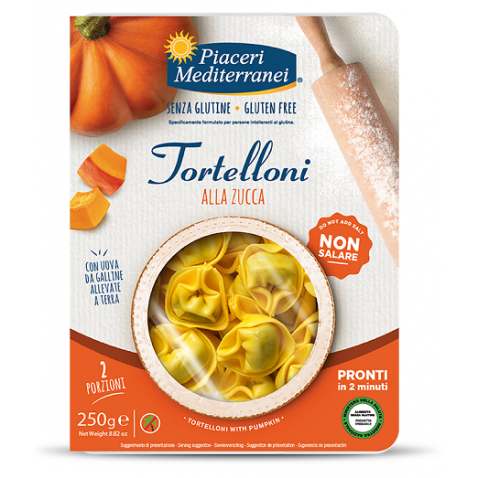 PIACERI MEDITERRANEI TORTELLONI ZUCCA 250 G - Farma Nice