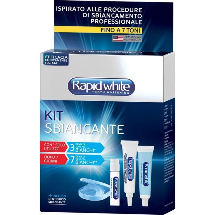 RAPID WHITE KIT BITE DENTALE SBIANCANTE - Farma Nice
