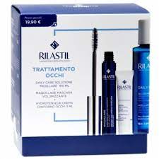 RILASTIL TRATTAMENTO OCCHI 1 SOLUZIONE MICELLARE 100 ML + 1 MASCARA VOLUMIZZANTE + 1 CONTORNO OCCHI 3 ML - Farma Nice