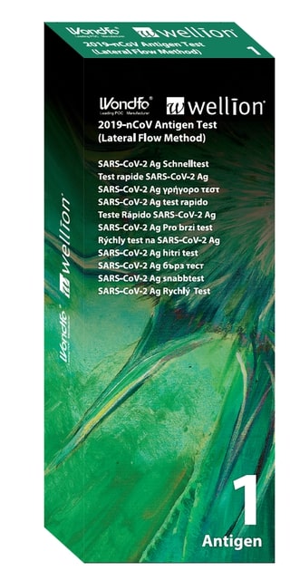 TEST ANTIGENICO RAPIDO COVID-19 WONDFO 2019-NCOV AUTODIAGNOSTICO DETERMINAZIONE QUALITATIVA ANTIGENI SARS-COV-2 IN TAMPONI NASALI MEDIANTE IMMUNOCROMATOGRAFIA BUFFER PRE INSERITO - Farma Nice