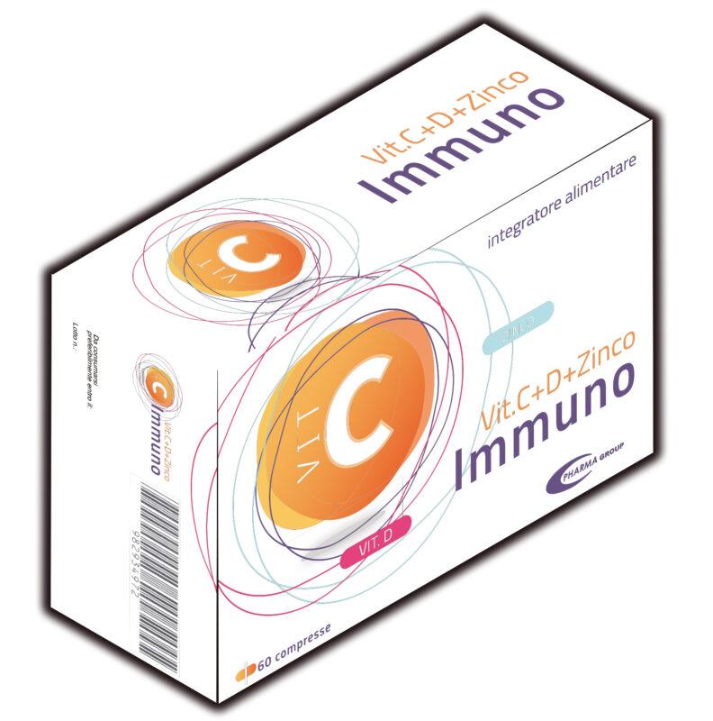 VIT C ZINCO D3 IMMUNO 60 COMPRESSE - Farma Nice