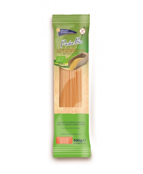 PIACERI MEDITERRANEI SPAGHETTI BIO 400 G - Farma Nice