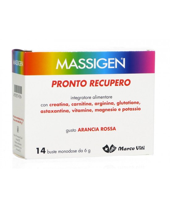 MASSIGEN PRONTO RECUPERO ZERO ZUCCHERI 14 BUSTINE - Farma Nice