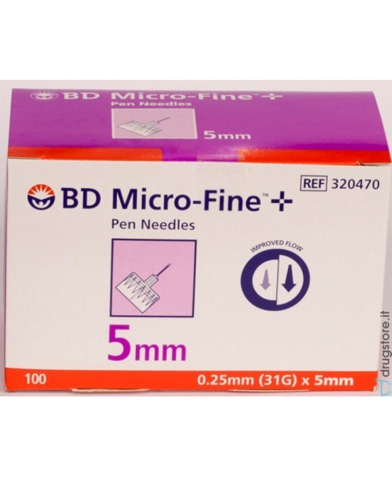 AGO PER PENNA DA INSULINA BD MICROFINE GAUGE 31 5 MM 100 PEZZI - Farma Nice