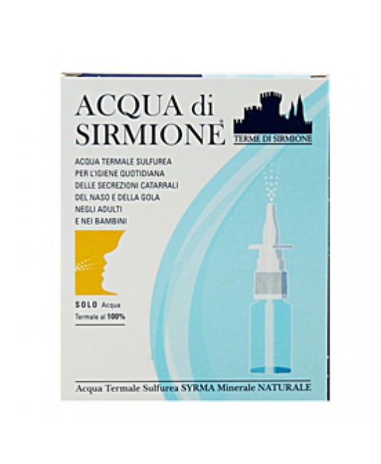 ACQUA SIRMIONE MINERALE NATURALE 6 FIALE 15 ML - Farma Nice